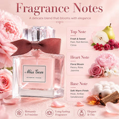 Floral Sweetheart Perfume EDT 50ml Travel Spray Fragrance Gift