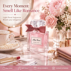 Floral Sweetheart Perfume 50ml Long Lasting EDT Travel Spray