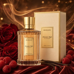 ROMASS Romantic Night Eau de Parfum 100ml Sweet Rose Vanilla Perfume