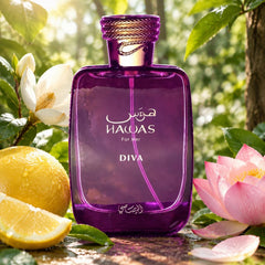 Rasasi Hawas Diva Eau de Parfum 100ml Fruity Floral Musk Fragrance