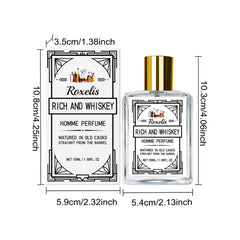 ROXELIS Rich And Whiskey Homme Perfume EDT 50ml