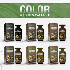 PPD Free Natural Hair Color Shampoo Sachet- Herbishh Hair Dye.