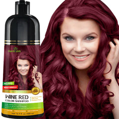 Wine Red Color Shampoo PPD Free