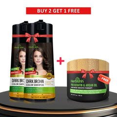 Buy 2 PPD Free Color Shampoos = Get 1 Free Hair Mask Hair Dye.