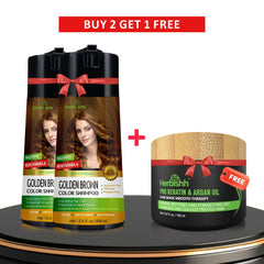 Buy 2 PPD Free Color Shampoos = Get 1 Free Hair Mask Hair Dye.