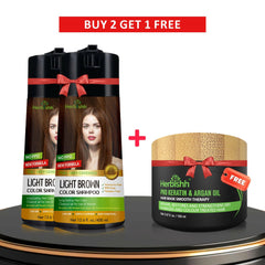 Buy 2 PPD Free Color Shampoos = Get 1 Free Hair Mask Hair Dye.