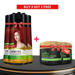 Buy 3 PPD Free Color Shampoos = Get 2 Free Hair Mask Hair Dye.