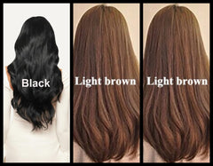 Black and light brown Coconut Hair Color Shampoo