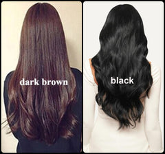 dark brown and black Coconut Hair Color Shampoo