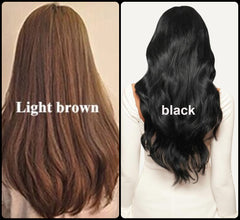 Coconut Hair Color Shampoo light brwon black