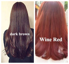 Coconut Hair Color Shampoo dark brwon wine