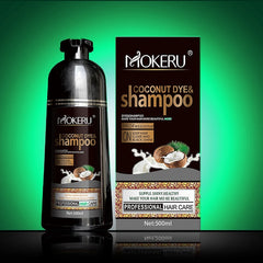 Permanent Hair Dye Color Shampoo Natural Coconut/Argan Oil Fast Darkening Hair Permanent Hair Dye Color Shampoo Natural Coconut/Argan Oil Fast Darkening Hair