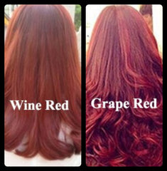 wine and grape redCoconut Hair Color Shampoo